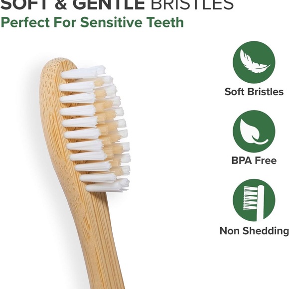 Bamboo toothbrushes pack of 10 - Picture 6 of 6
